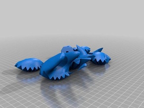 carregado tudo voltado dente arquivos em um printbed mecânico brinquedos 3d print model - Mito3D
