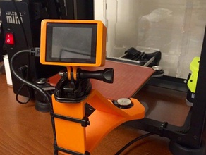 lulzbot mini de montaje la cámara sin soporte 3d impresora accesorios para los adaptador gopro monte octoprint 3d print model - Mito3D