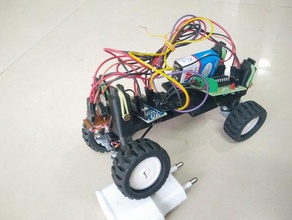 4wd suspension tout terrain robot la robotique 3d print model - Mito3D
