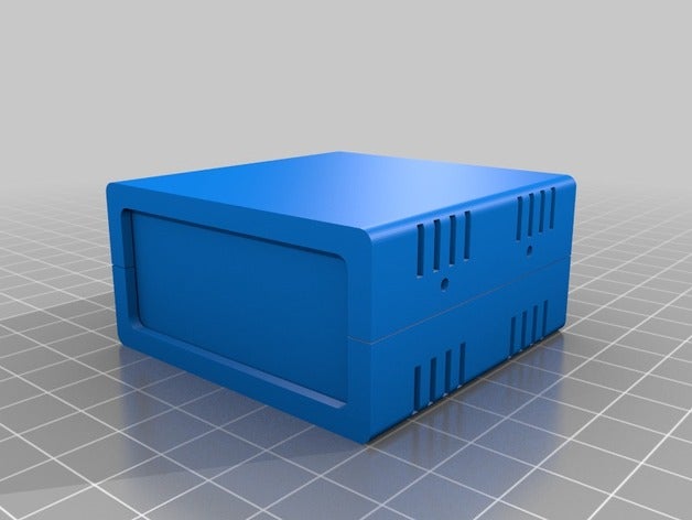 última paramétrico de la caja electrónica personalizado 3D print model - Mito3D