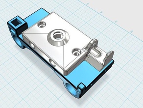 robo bowden adaptör zincir ek 3d yazıcı ekstruderler alanında kablo zinciri tutucu yönetimi sürükle robo3d 3d print model - Mito3D