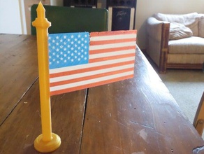 multicolore bandiera americana singoli estrusori i segni loghi flatminis 3d print model - Mito3D