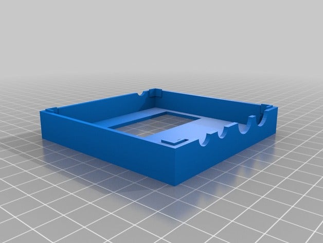 dds generador de funciones, fuente alimentación carcasa fija agujero 3d impresión 3D print model - Mito3D
