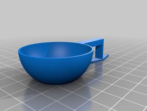 my customized custom measuring cups any volume math art 3d print model - Mito3D