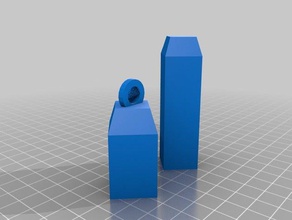 my customized parametric wearable container slip-on cap containers 3d print model - Mito3D