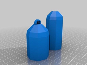 2 my customized parametric wearable container slip-on cap containers 3d print model - Mito3D