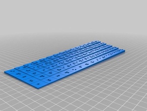 omar yussry brailler tastiera per la matematica su misura 3d print model - Mito3D