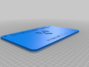 ethan dis signs & logos customized 3d print model - Mito3D