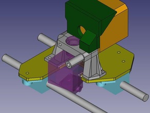 rigidbot e3d v6 simples de montar Impressora 3d peças hotend freecad montagem 3d print model - Mito3D