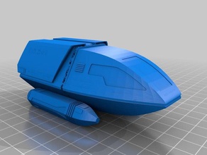star trek, la nouvelle génération de type 6 shuttlecraft des véhicules navette trek tng 3d print model - Mito3D