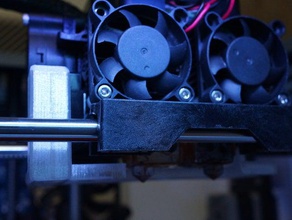 flashforge dupla extrusão do duto de ar Impressora 3d acessórios resfriamento refrigeração ventilador sonhador mod qidi ferramenta as ferramentas 3d print model - Mito3D