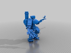 bastion looking ganymede art 3d print model - Mito3D