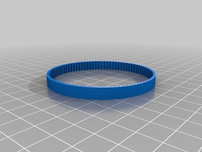 my customized flexible tooth belt robotics 3d print model - Mito3D