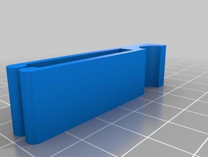 cableholder glass table organization customized 3d print model - Mito3D