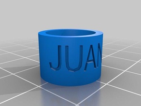 juanas rings customized 3d print model - Mito3D