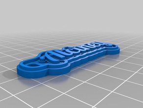 alciney llaveros personalizado 3d print model - Mito3D