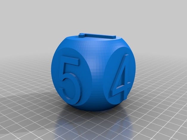 personalizável dados 3D print model - Mito3D
