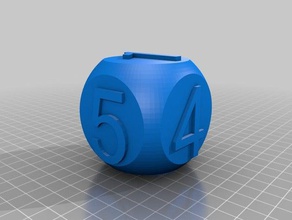 personalizzabile dadi 3d print model - Mito3D