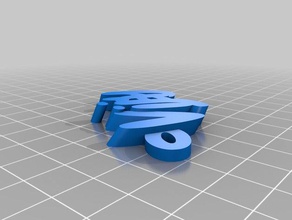my customized iamburnystext vijay organization 3d print model - Mito3D