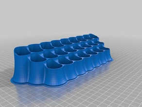 24 gel paste holder organization americolor 3d print model - Mito3D
