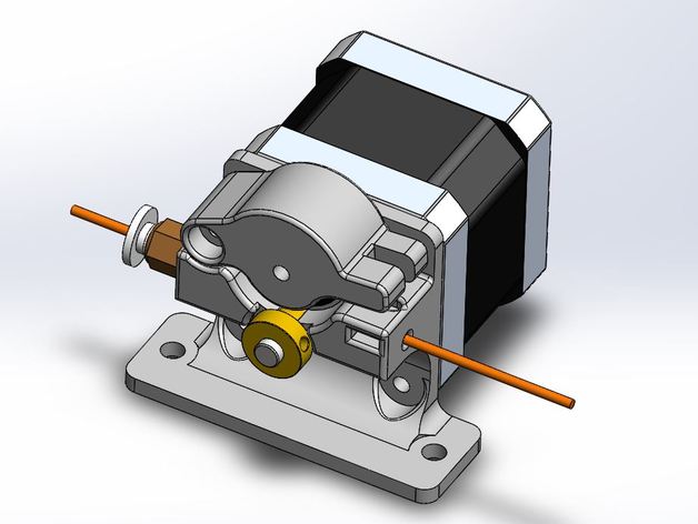 micromake d1 flexible filament de l'extrudeuse 3d l'imprimante extrudeuses 3D print model - Mito3D