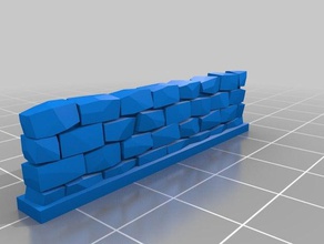 customized remix ofstone wall props 3d print model - Mito3D