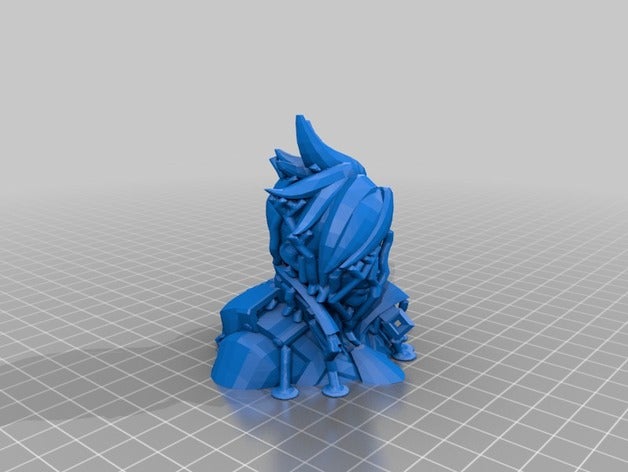 tracciante busto supporta arte 3D print model - Mito3D
