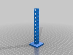 my customized temp calibration tower pva 3d printing tests 3d print model - Mito3D