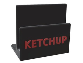 paquet de ketchup stand remix les aliments la boisson délicieux l'humour titulaire idiot 3d print model - Mito3D
