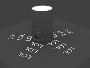 telezentrische Kerzenhalter lollamp Dekor 3d print model - Mito3D