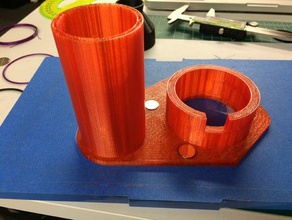 shopbot vacuum attachment parts 3d print model - Mito3D