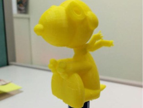 snoopy flying ace heykeller 3d print model - Mito3D