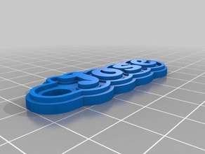 jose prueba keychains customized 3d print model - Mito3D