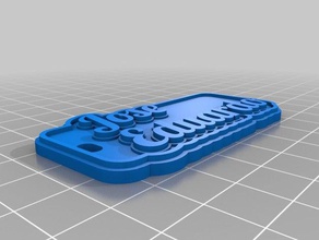 jose eduardo keychains customized 3d print model - Mito3D