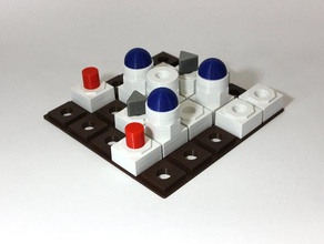cego amigável jogo de tabuleiro santorini jogos 3d print model - Mito3D
