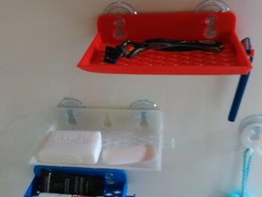 shower soap tray bathroom dish 3d print model - Mito3D