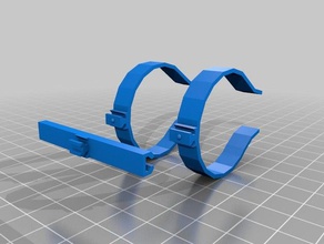 flashlightholder simple lock 3d printing 3d print model - Mito3D