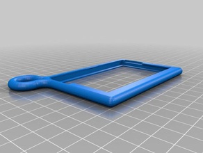 multi-card corner lanyard ring 3d printing 3d print model - Mito3D