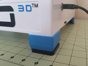 robo 3d 175 inch riser foot printer accessories feet robo3d r1 plus 3d print model - Mito3D