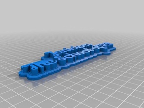 janicism school rp keychains customized 3d print model - Mito3D