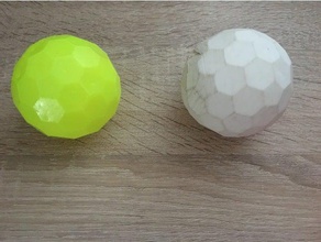 blitzball sport im freien Kunst genial baseball cool einfach Spaß Spiel Spiele geometrie hobby low-poly math Mathe-Kunst Polyeder smart Sport werfen 3d print model - Mito3D