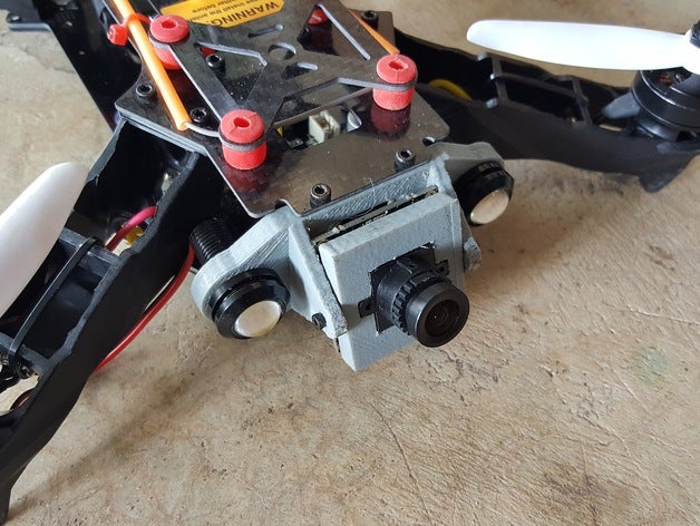 diy gimbal eachine racer 250 gerçek drone 3D print model - Mito3D