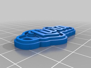 livia Schlüsselanhänger angepasst 3d print model - Mito3D