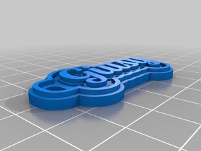 giusy i portachiavi personalizzato 3d print model - Mito3D