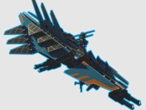planetary annihilation Titanen orbital-Schlachtschiff Requisiten 3d print model - Mito3D
