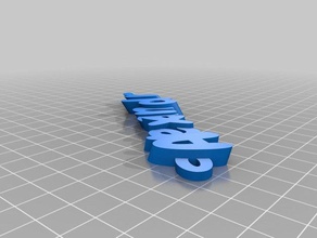 lucas alexander llavero llaveros personalizado 3d print model - Mito3D