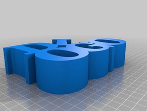 my customized variable word sculpture sculptures 3d print model - Mito3D