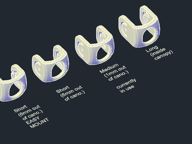 gölgelik içinde gökyüzü kahraman spyder gerçek cam monte edin rc araçlar 3D print model - Mito3D