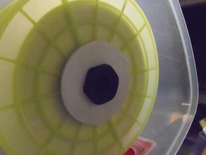 aurarum filamento de spool titular adaptador acessórios 3d print model - Mito3D