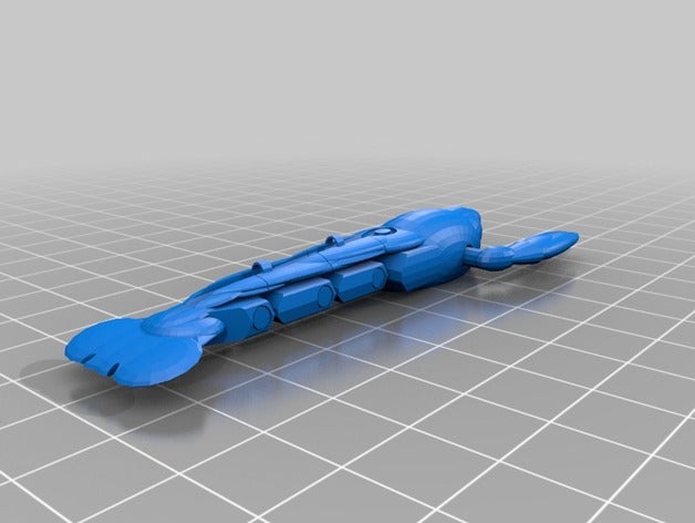 crayfish lure 3d printing 3D print model - Mito3D